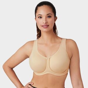 NWT Wacoal 855170 Naturally Nude Sports Bra Underwire 42DD Maximum‎ Support